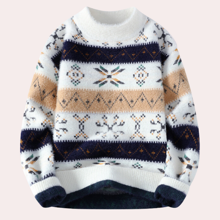 Willie | Fair Isle Knit Mens Christmas Sweater