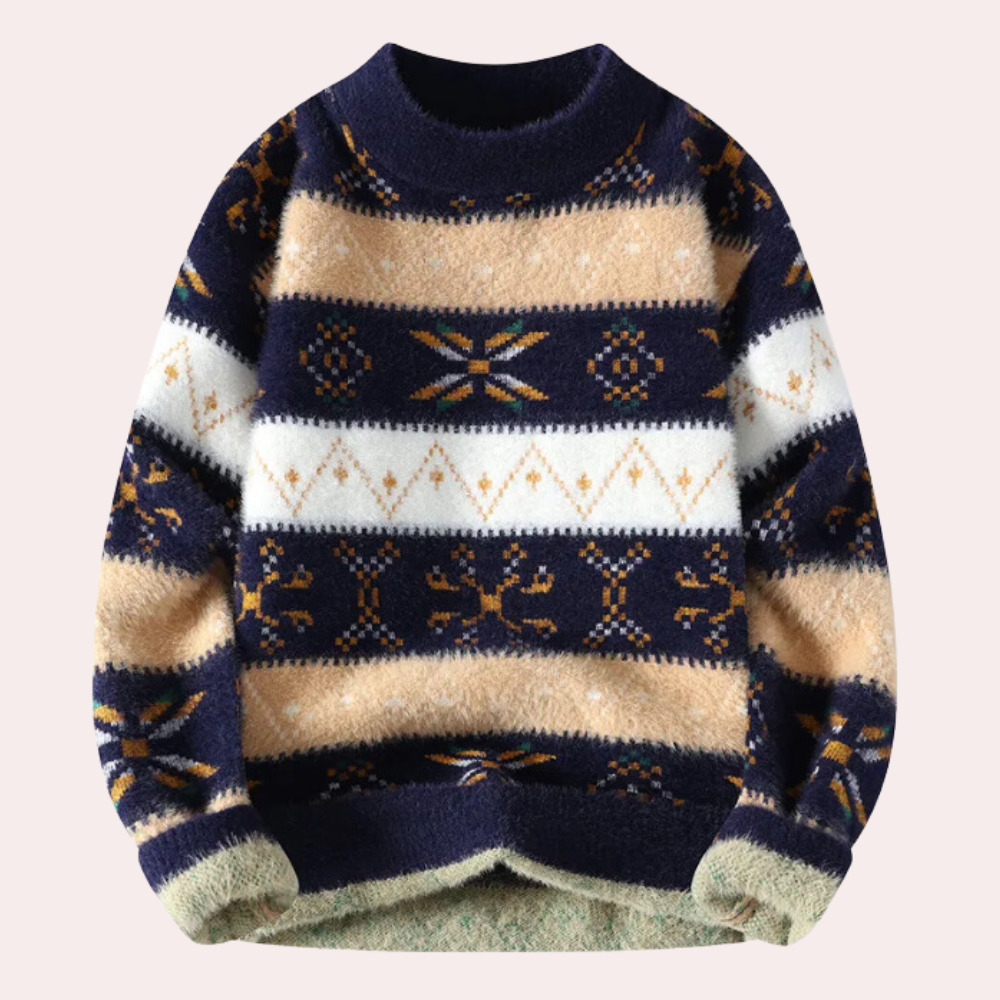 Willie | Fair Isle Knit Mens Christmas Sweater