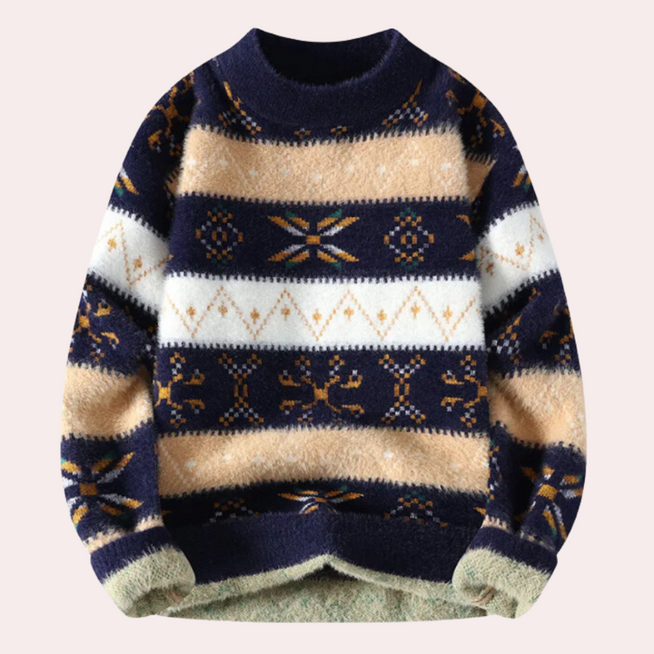 Willie | Fair Isle Knit Mens Christmas Sweater