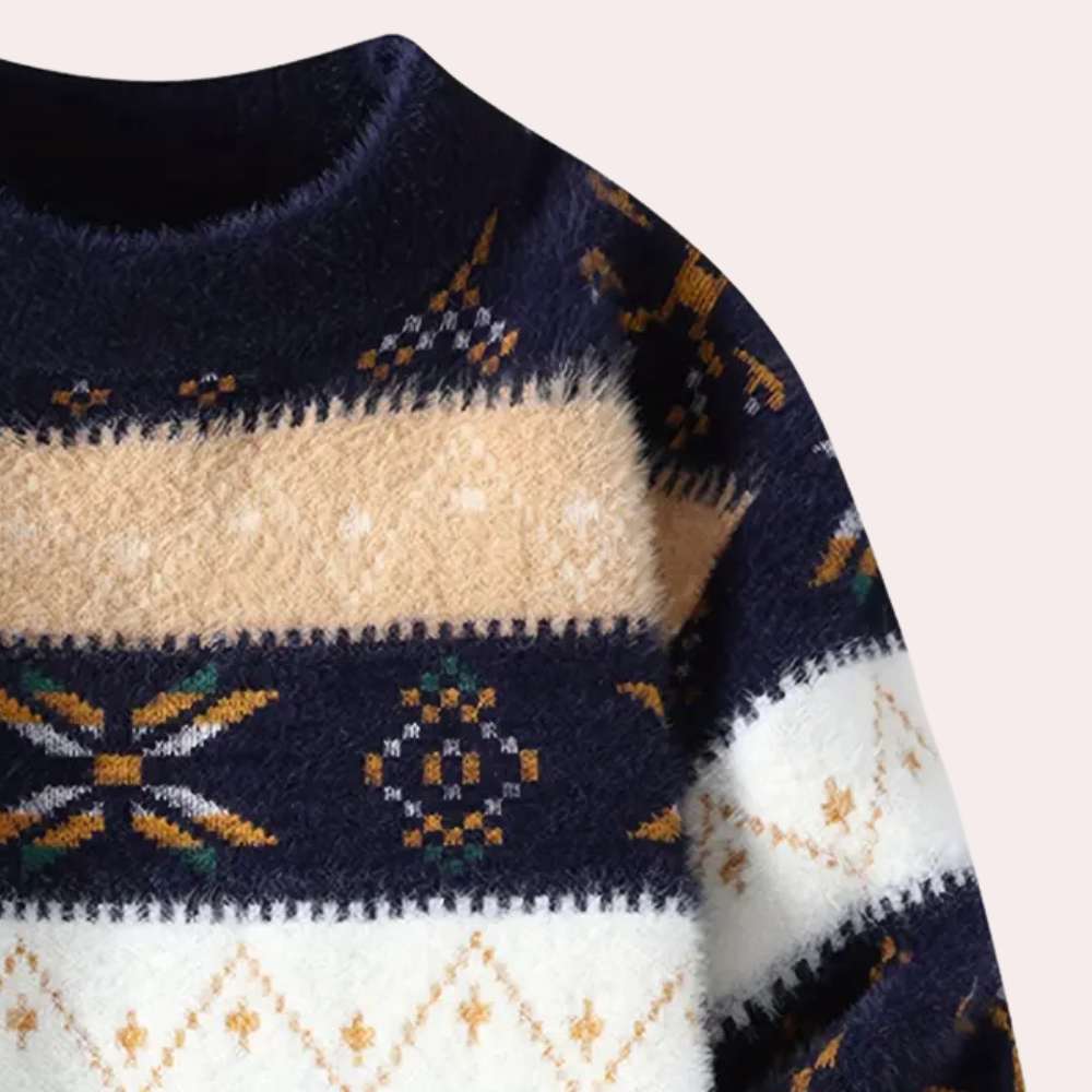 Willie | Fair Isle Knit Mens Christmas Sweater