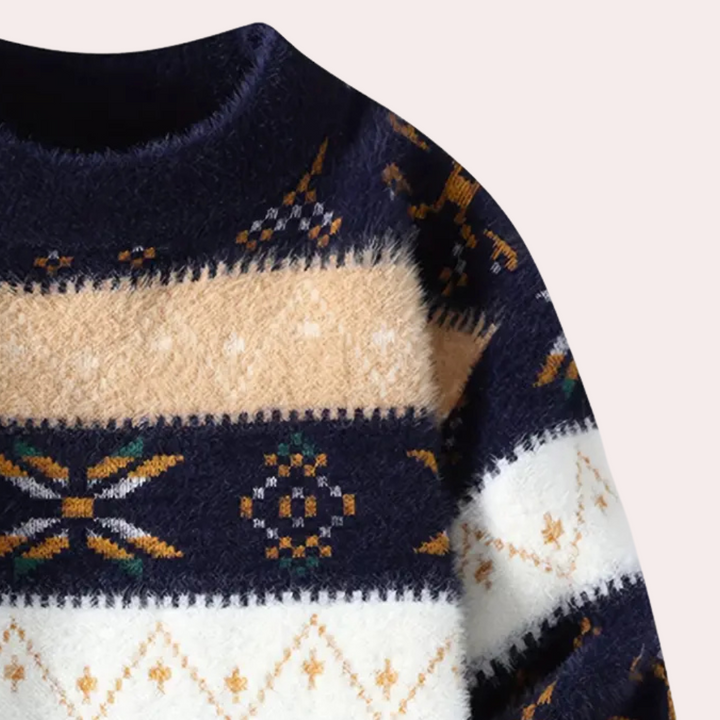 Willie | Fair Isle Knit Mens Christmas Sweater