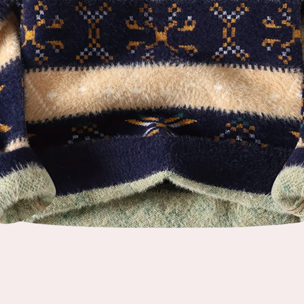 Willie | Fair Isle Knit Mens Christmas Sweater