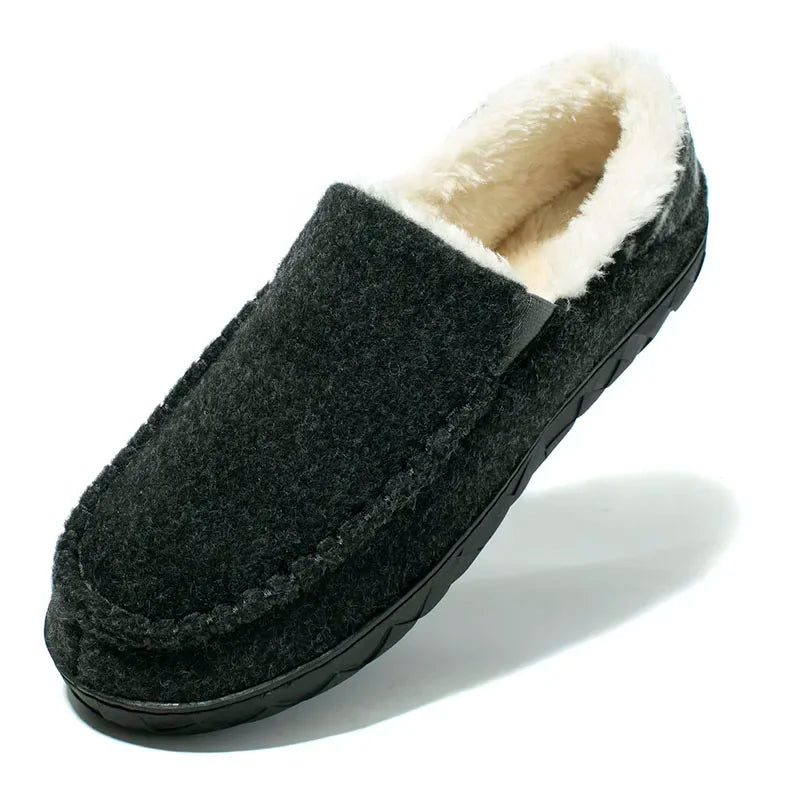 Willie | Relaxed Plush-Lined Moccasin Mens Slippers