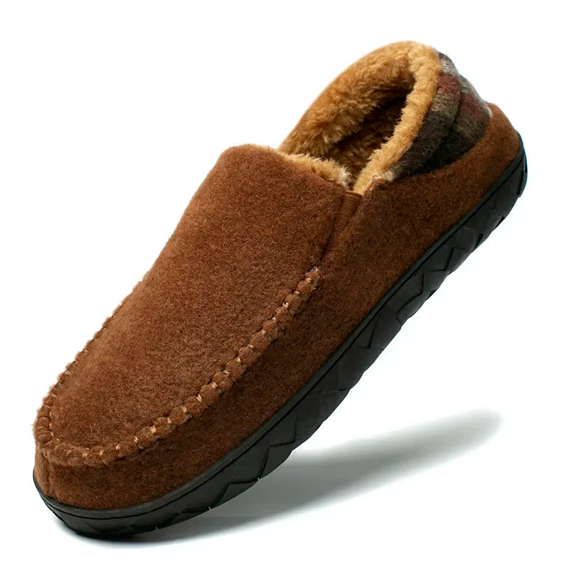 Willie | Relaxed Plush-Lined Moccasin Mens Slippers