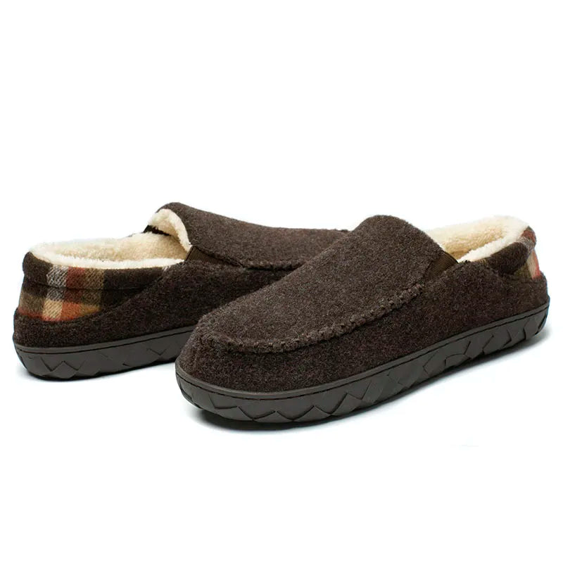 Willie | Relaxed Plush-Lined Moccasin Mens Slippers