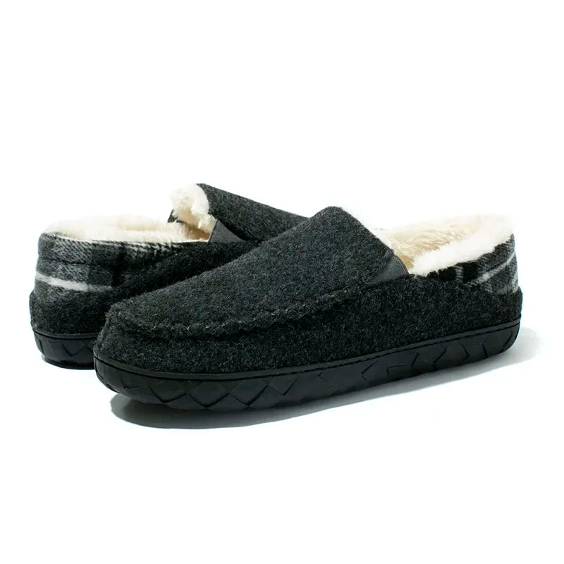 Willie | Relaxed Plush-Lined Moccasin Mens Slippers