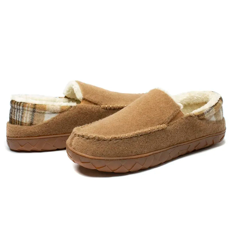 Willie | Relaxed Plush-Lined Moccasin Mens Slippers