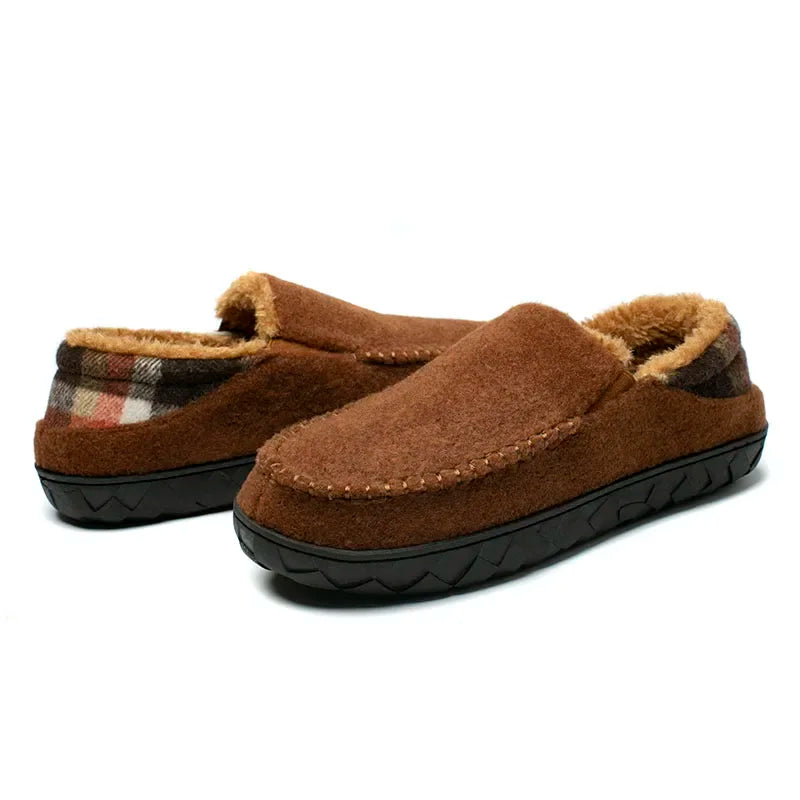 Willie | Relaxed Plush-Lined Moccasin Mens Slippers