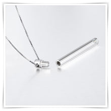 Load image into Gallery viewer, Titanium Steel Unisex Round Tube Urn Necklace
