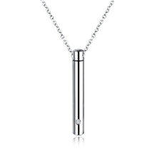 Load image into Gallery viewer, Titanium Steel Unisex Round Tube Urn Necklace
