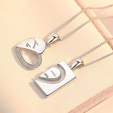 Load image into Gallery viewer, Tanabata Interlocking Couple Love Necklace and Ring
