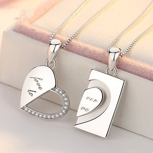 Tanabata Interlocking Couple Love Necklace and Ring