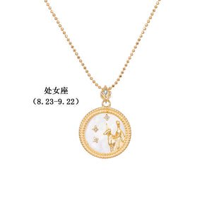 New Twelve Constellation Necklace