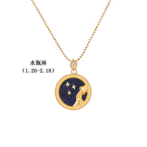 New Twelve Constellation Necklace