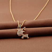 Load image into Gallery viewer, Tiny Deer Cute Necklace &amp; Earring
