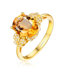 Load image into Gallery viewer, Yellow Sapphire Heart-shaped Jewelry Set
