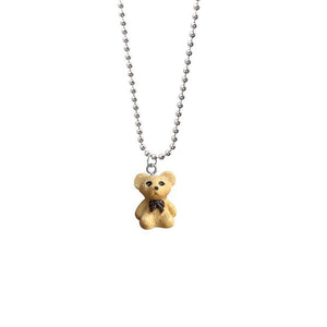 Plush Bear New Year Clavicle Chain Necklace