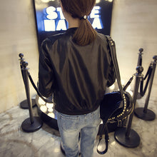 Load image into Gallery viewer, 2022 Spring Korean Style Leather Jacket
