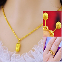 Load image into Gallery viewer, Gold Plated Necklace Set
