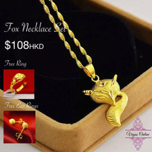 Load image into Gallery viewer, Gold Plated Necklace Set
