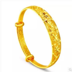 Gold plated bangle
