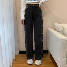 Load image into Gallery viewer, High Waisted Wide-leg Trousers Straight-leg Pants
