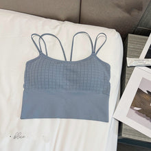 Load image into Gallery viewer, Morandi Detachable Latex Cup Sling Tube Shirt
