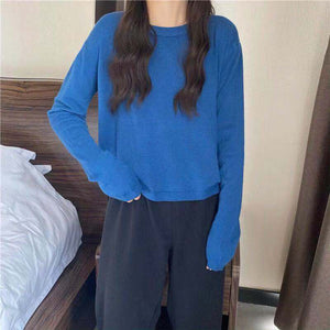 Loose and Versatile Casual Long-sleeved Sweater