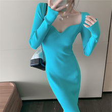 Load image into Gallery viewer, New Style Mid-length Over-the-knee Knitted Dress
