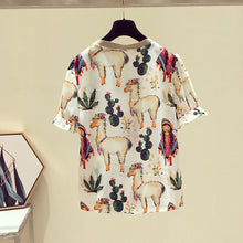 Load image into Gallery viewer, Ethnic Style Printed Chiffon Summer Top Shirt
