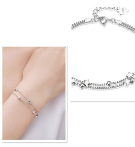 Starry Night 925 Silver Bracelet