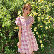 Load image into Gallery viewer, Flavor Plaid Sweet Super Fairy Forest Dress
