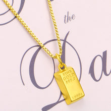 Load image into Gallery viewer, 999.9 Gold Plated Brick Jewelry Set
