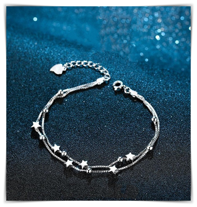 Starry Night 925 Silver Bracelet