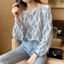 Load image into Gallery viewer, 2022 Spring Women&#39;s Clothing Long-sleeved Printed Shirt
