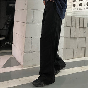 Loose All-match High-waisted Thin Wide-leg Trousers Pants