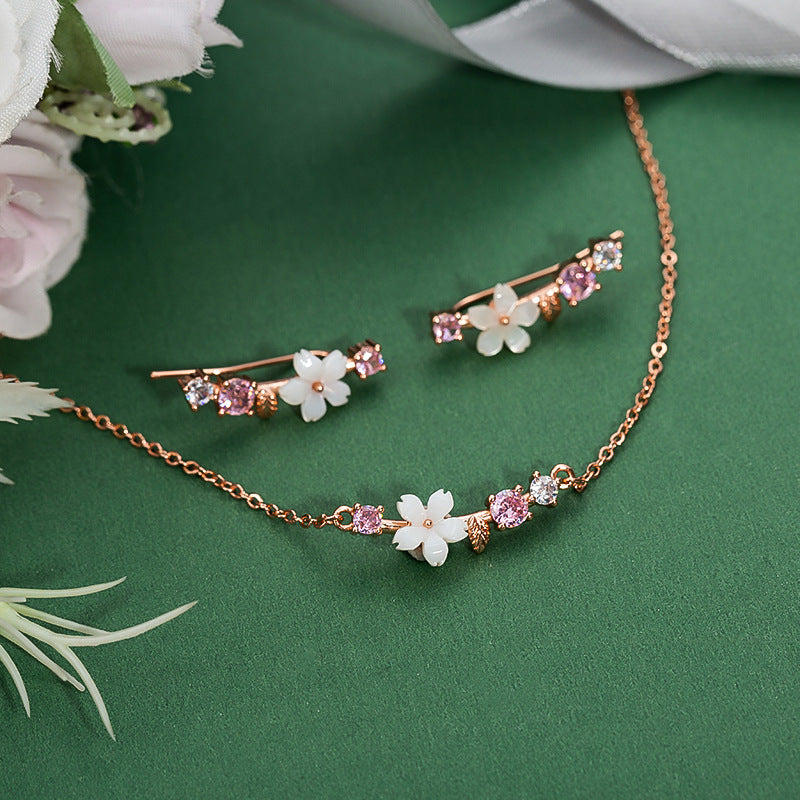 Rose Flower Jewelry Sets