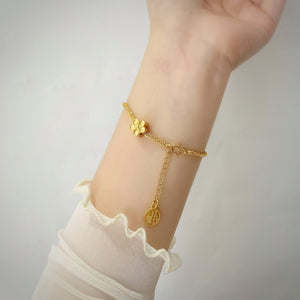 Chinese Fortune Bracelet Vietnam Gold