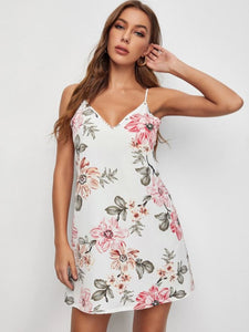 SHEIN Floral Print Slip Dress