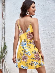 SHEIN Floral Print Slip Dress