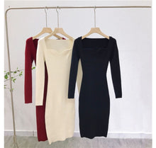 Load image into Gallery viewer, New Style Mid-length Over-the-knee Knitted Dress
