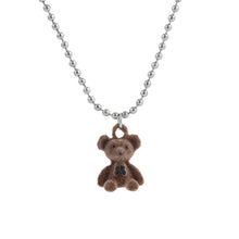 Load image into Gallery viewer, Plush Bear New Year Clavicle Chain Necklace
