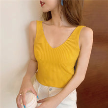 Load image into Gallery viewer, Camisole Women&#39;s Summer Knitted Top Shirt
