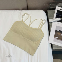 Load image into Gallery viewer, Morandi Detachable Latex Cup Sling Tube Shirt
