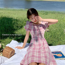 Load image into Gallery viewer, Flavor Plaid Sweet Super Fairy Forest Dress
