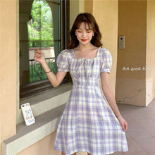 Load image into Gallery viewer, Flavor Plaid Sweet Super Fairy Forest Dress
