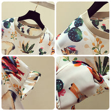 Load image into Gallery viewer, Ethnic Style Printed Chiffon Summer Top Shirt
