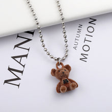 Load image into Gallery viewer, Plush Bear New Year Clavicle Chain Necklace
