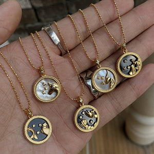 New Twelve Constellation Necklace