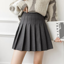 Load image into Gallery viewer, Real Shot Woolen High Waist A-line Skirt
